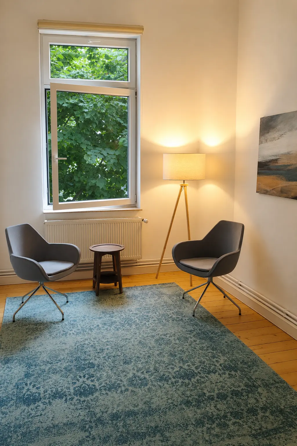 Gesprächsbereich der Privatpraxis für Psychotherapie von Livio Dahlke in Göttingen